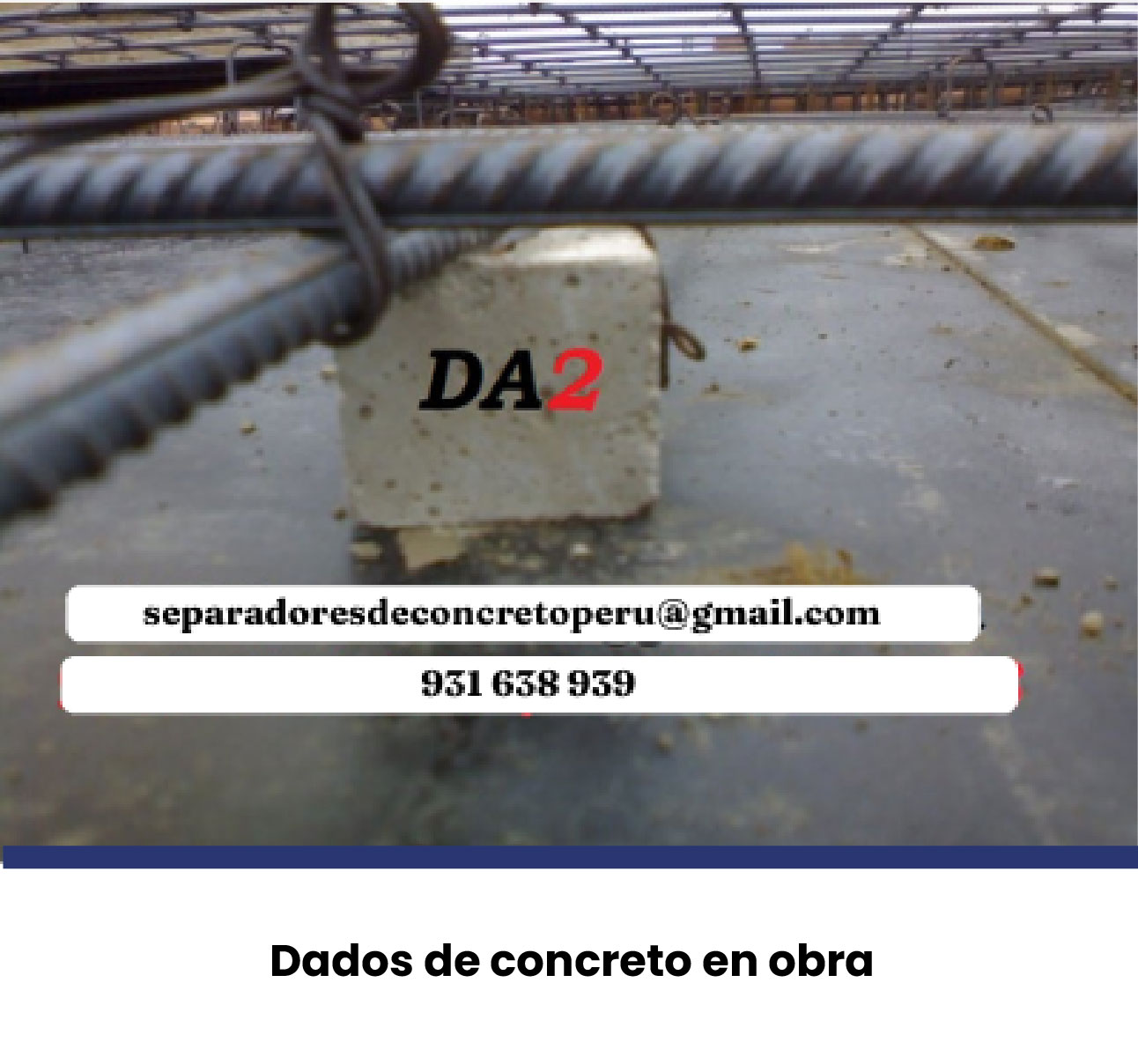 Imagen del producto Dado de concreto